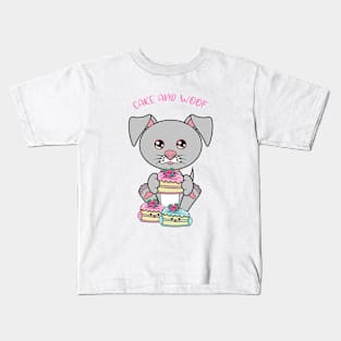 All I Need is cake and dogs, cake and dogs Kids T-Shirt